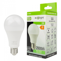 LED-Lampe A60 E27 20W 1800lm 3000K Warm Ecolight