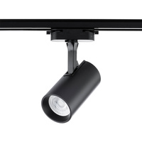 GU10 BLACK Stromschienenstrahler für einphasige Stromschienen Verstellbare Stromschienenleuchte SPOT Lamp