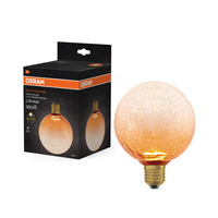 LED-Lampe E27 Frost Ball 3.5W 300lm 2700K Warm Dekorativ Orange Osram