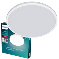 Plafond LED-Anbauleuchte OZZIET 18W 4000K 30cm Weiß Rund PHILIPS