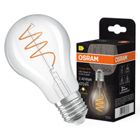 LED Dekorative Glühbirne A60 E27 3.4W = 40W 470lm 2700K Warm 300° Vintage 1906 Osram