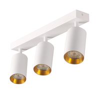 Streifenlampe Decken- und Wand-LED-Leuchte 3 xGU10 MARIBEL Weiß GOLDLUX (Polux)