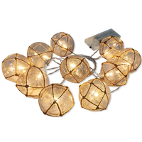 Batteriebetriebene LED-Gartengirlande 2,1 m betrieben mit 2xAA AHNE GOLDLUX Batterien (Polux)