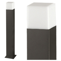 LED-Gartenlampe E27 NEW YORK TUBA Hoch Graphit GOLDLUX (Polux) 75cm