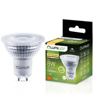 LED Lampen GU10, Glühbirne Dimmbar 8W = 80W 650lm 36° 3000K warm LUMILED