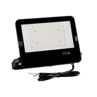 Flutlicht Halogen LED Lampe 100W 14000lm 4000K Neutral 110° IP65 IK08 Schwarz FL Kanlux