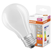 LED-Lampe E27 A60 2.2W = 25W 250lm 2700K Warm 300° Glühfaden Dimmbar OSRAM SUPER STAR