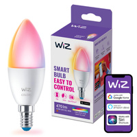 LED-Lampe E14 C37 4.9W = 40W 2200-6500K + RGB SMART WiFi WiZ
