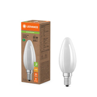 LED-Glühbirne Kerze E14 B35 1.2W = 25W 255lm 2700K Warm 330° Ledvance