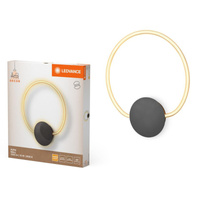 LED Wand- Decken- Wandlampe Anbauleuchte 10W 800lm CCT Dekorativ Grau Schwarz Aura Ledvance