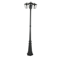 Gartenlampe Laterne 3xE27 Hoch 199CM Schwarz VT-740 V-TAC