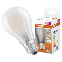 LED-Glühbirne A60 E27 6.5W = 60W 806lm 6500K Kalt 300° Retrofit Glühfaden CLASSIC Osram