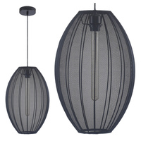 Decke Hängelampe E27 Schwarz JAPANDI Sanico Goldlux