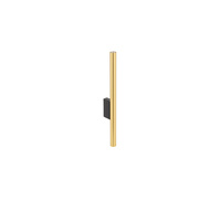 LASER WALL 8308 Nowodvorski Schwarz-Gold 2xG9Wandleuchte Langgestreckte minimalistische Wandleuchte