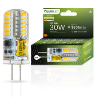 LED Kapseln G4, LED-Lampe 4W = 30W 380lm 360° 3000K warm LUMILED