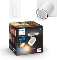 LED Spot Runner Wandleuchte Weiß 4.2W CCT PHILIPS HUE Bluetooth Zigbee + Dimmschalter