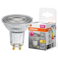 LED PAR16 Reflektor GU10 6W = 46W 575lm 2700K Warm CRI90 120° Dimmbar SUPERSTAR Osram