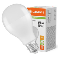 LED-Lampe E27 A65 19W = 150W 2452lm 2700K Warm 180° Ledvance