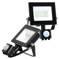 LED-Flutlicht Halogen 20W 1620lm 4000K IP65 Schwarz Bewegungsmelder MH Kobi