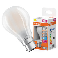 LED-Lampe A60 B22d 11W = 100W 1521lm 6500K Kalt 300° Dimmbar Retrofit Glühfaden CLASSIC Osram