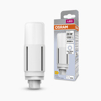 LED-Leuchtstofflampe einseitig G24d 9,5W = 26W 1200lm 4000K Neutral 300° DULUX LED D VT EM &amp; AC Osram