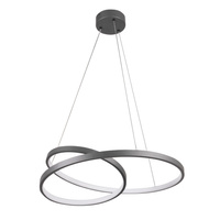 Hängelampe 40W 3700lm 4000K Neutral Schwarz ZEFIRA Sanico Goldlux