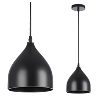 Masterled E27 Schwarz Como Hängelampe