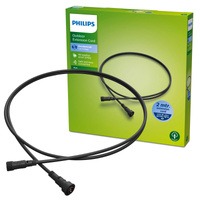 GardenLink IP65 Verbindungskabel 2m Verlängerungskabel Schwarz PHILIPS