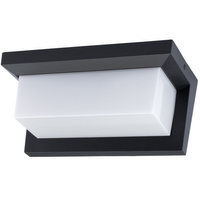 Gartenwandleuchte E27 CETUS BLACK Elevation Gartenwandleuchte mit Bewegungs- und Dämmerungssensor