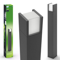 Außen-LED-Gartenlampe ARBOR myGarden 6W 4000K IP44 Mast 77cm Anthrazit PHILIPS