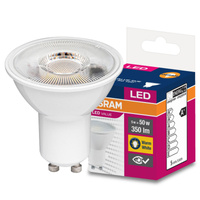 GU10 LED Leuchtmittel 4,5W = 35W 350lm 2700K Warm 120° OSRAM Value