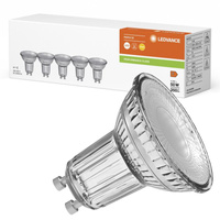LED Lampen 5x PAR16 GU10 4.3W = 50W 350lm 2700K Warmweiß 36° LEDVANCE