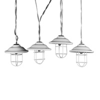 Batteriebetriebene LED-Gartengirlande 2,1 m betrieben mit 2xAA LOFT GOLDLUX Batterien (Polux)