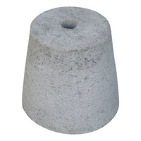 Fundament für Gartenlampen im Freien 18 cm 9 kg Su-Ma