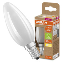 LED-Lampe B35 Kerze E14 2.5W = 40W 470lm 2700K Warm 300° 188lm/W CLASSIC ENERGY EFFICIENCY Osram