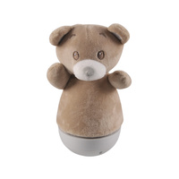 Dekorative LED-Batterielampe Weiß Braun Teddybär Sanico Goldlux