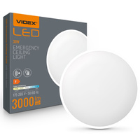 LED Plafond Deckenleuchte Aufbauleuchte 30W 3000lm 6500K Kaltweiß Videx