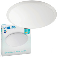 Plafond LED-Anbauleuchte WAWEL 17W CCT Dimmbar 35cm Weiß Rund PHILIPS