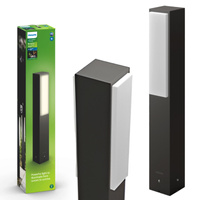 LED-Gartenleuchte für den Außenbereich STRATOSPHERE myGarden 2x4,5W 4000K IP44 Mast 42cm Anthrazit PHILIPS