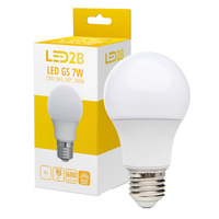 LED-Lampe E27 Ball 7W 600lm 3000K Warm 240° Kobi