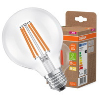 LED-Lampe G80 Sphere E27 2.2W = 40W 470lm 2700K Warm 330° Filament CLASSIC ENERGY EFFICIENCY Osram