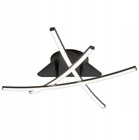 Geometrische Deckenleuchte PLAFON LED-Kronleuchter MODENA LORIA 29W 4000K schwarz