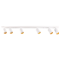 Streifenlampe Decken- und Wand-LED-Leuchte 6 xGU10 MARIBEL Weiß GOLDLUX (Polux)