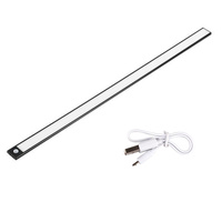LED-Unterschrankleuchte Möbelleiste 4W 4500K 80cm mit Bewegungsmelder Schwarz