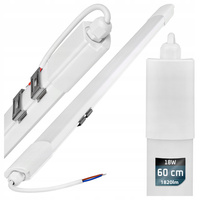 Hermetische LED-Leuchte 18W 60cm kalt 6200K IP65