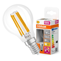 LED-Lampe P45 Ball E14 4W = 40W 470lm 2200-2700K CCT 320° Dimmbar SUPERSTAR Osram