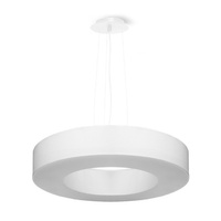 SATURNO SLIM LED-Hängeleuchte 5xE27 Kronleuchter 50cm Weiß SOLLUX