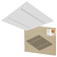 LED-Panel Büroleuchte Deckenleuchte 33W 4000lm 4000K Neutral bündig montiert Weiß 62x62cm UGR16 IndiviLED® Ledvance