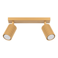 Tuba Spot Reflektor-Deckenleuchte 2x GU10 Gold Carbon Deep Space SL.1561 Sollux