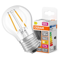 LED-Lampe P45 Ball E27 3.4W = 40W 470lm 2700K Warm CRI90 300° Filament Dimmbar SUPERSTAR PLUS CLASSIC Osram